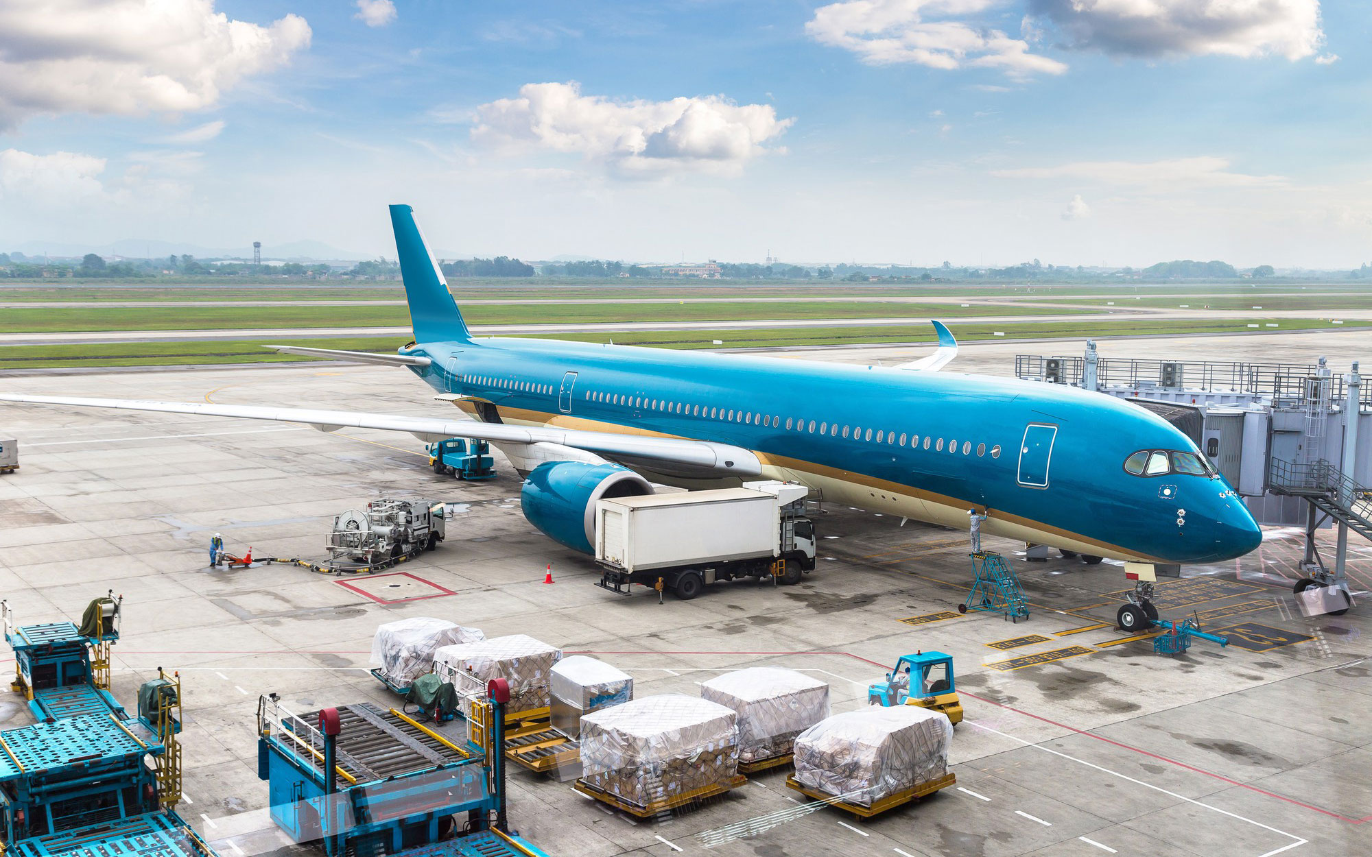 هواپیماهای باربری بین‌المللی در فرودگاه‌های جهان