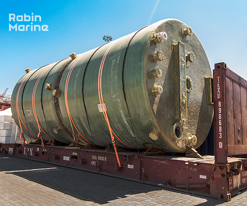 ارسال کانتینر فلت‌رک و مدیریت حرفه‌ای محموله‌های سنگین و حجیم توسط رابین مارین