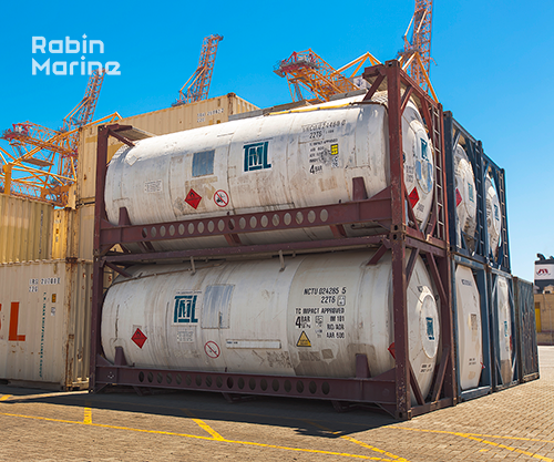 حمل کانتینر ایزوتانک دریایی توسط کشتیرانی رابین مارین